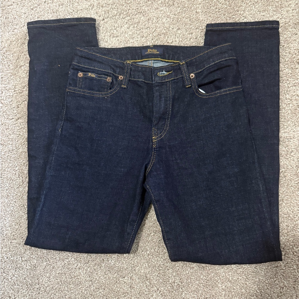 Polo by Ralph Lauren Women's Dark Blue Straight Jeans